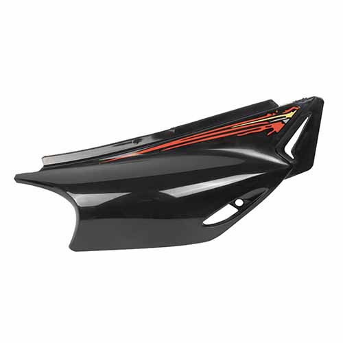 CACHA BAJO ASIENTO YAMAHA XTZ 250 NEGRO LADO DERECHO MTC