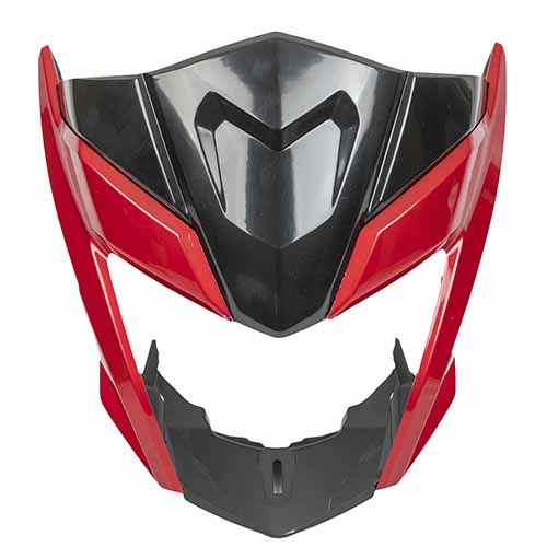 MASCARA CUBRE OPTICA HONDA GLH150 GAUCHA ROJO MTC