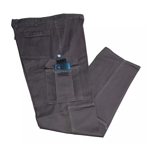 PANTALON C/REC. CELULAR GRIS OSCURO OMBU T.46 (RPA0287-697-46)