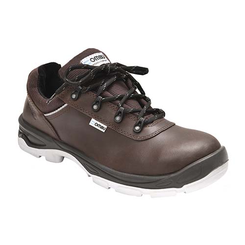 ZAPATILLA OZONO PLUS P/ACERO MARRON OMBU T.45 (1OO01F1-ZAM-45)
