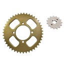 CORONA Y PIÑON YAMAHA YBR 125 E / R / ED-FULL ( 43-15) CREUSO (9301-KIT)