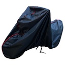 CUBRE MOTO SILVER NEGRO TALLE XL DINAMIC