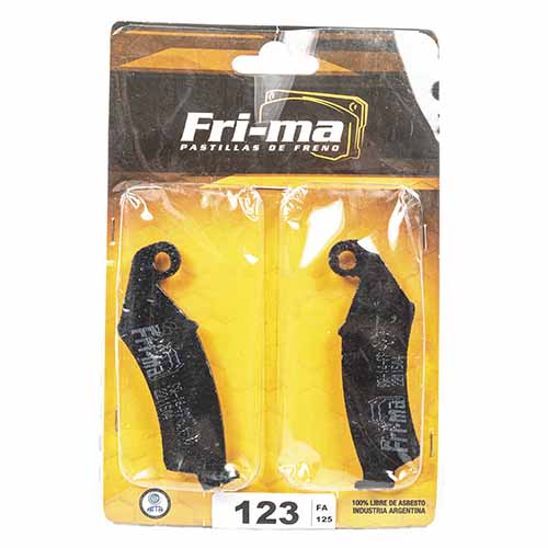 PASTILLA DE FRENO HONDA CRM 50 RN/RP/RR/RT DEL. FRIMA (123)