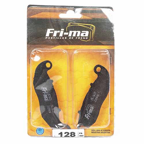 PASTILLA DE FRENO YAMAHA XTZ250 LANDER BLUE-XTZ250 TENERE (16/17) DEL. FRIMA (128)