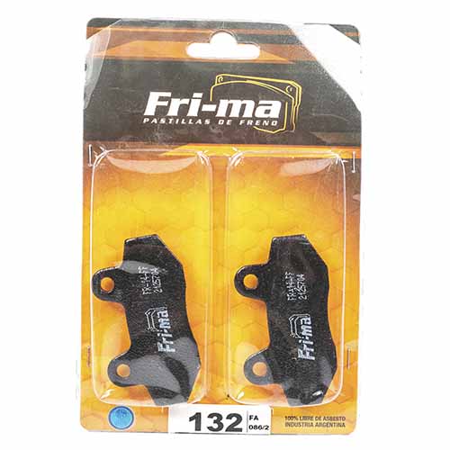 PASTILLA DE FRENO HONDA 125/ GT 250/ GT650 DEL. FRIMA (132)