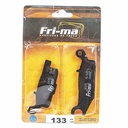 PASTILLA DE FRENO YAMAHA YFM 250 RAPTOR 08/13 DEL. FRIMA (133)