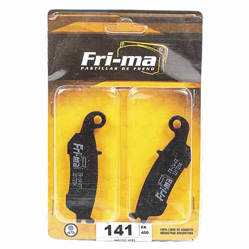 PASTILLA DE FRENO YAMAHA YZ 125 CE16C 2008-YZ 250 2T CG23C 08-1 DEL. FRIMA (141)