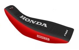 FUNDA ASIENTO HONDA XR250 TORNADO NEGRO/ROJO/BLANCO (MXH HFS 8NRB)