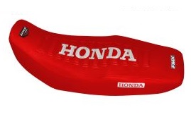 FUNDA ASIENTO HONDA XR125L ROJO/ROJO/BLANCO (MXH HFS 19RRB)