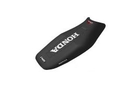 FUNDA ASIENTO HONDA CG150 TITAN M/V NEGRO/NEGRO/BLANCO (MXH HFS 39NNB)