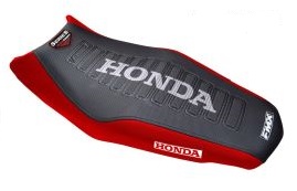 FUNDA ASIENTO HONDA CG150 TITAN M/N NEGRO/ROJO/BLANCO (MXH HFS 43NRB)