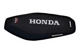 FUNDA ASIENTO HONDA WAVE 2017 NEGRO/NEGRO/BLANCO (MXH HFS 66NNB)