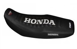 FUNDA ASIENTO HONDA XR125L NEGRO/NEGRO/BLANCO (MXH HFS 19NNB)