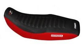 FUNDA ASIENTO HONDA XR150L NEGRO/ROJO FMX (MXH HF 40NR)