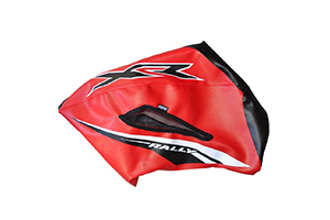 FUNDA TANQUE XR150L RALLY ESTAMPADO ROJO FMX (THG 5E-R)