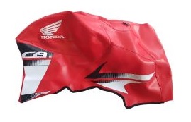 FUNDA TANQUE HONDA CB TWISTER 2017 ORIG. ESTAMPADO ROJO FMX (THG 67 2017E-R)