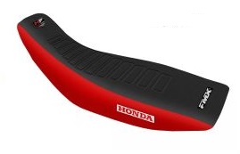 FUNDA ASIENTO HONDA XR250 TORNADO NEGRO/ROJO FMX (MXH HF 8NR)