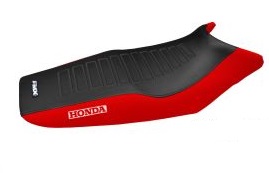 FUNDA ASIENTO HONDA CB 125 TWISTER 2018 NEGRO/ROJO (MXH HF 71NR)