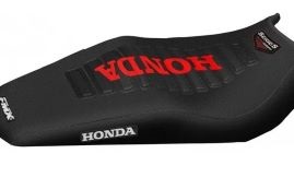 FUNDA ASIENTO HONDA CBX 250 TWISTER NEGRO/NEGRO/ROJO (MXH HFS 20NNR)