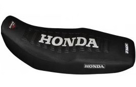 FUNDA ASIENTO HONDA WAVE MOD. VIEJO NEGRO/NEGRO/BLANCO FMX (MXH HFS 47NNB)