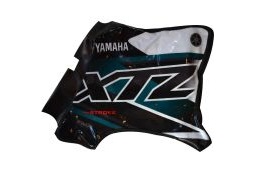 FUNDA TANQUE YAMAHA 125 PLASTICO NEGRO/BLANCO/VERDE FMX (TYG 51 P-NBV)