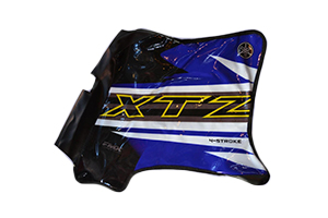 FUNDA TANQUE YAMAHA 125 NEGRO/AZUL/AMARILLO FMX (TYG 51 P-NAY)