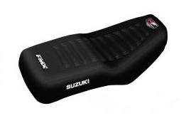 FUNDA ASIENTO SUZUKI GN 125 NEGRO FMX (MXS HF 107N)