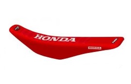 FUNDA ASIENTO HONDA CRF 250 - 14/17 - 450 - 13/16 ROJO/ROJO/BLANCO FMX (MXH HFS 70RRB)