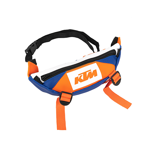 BOLSO MANUBRIO MOTO CON RIÑONERA Y BANDOLERA KTM (MA BMAR KT)