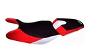 FUNDA DE ASIENTO BAJAJ ROUSER NS200 DOBLE TRICOLOR NBR (MXR TG 607NBR)