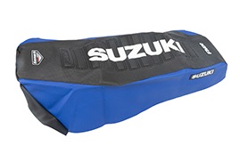 FUNDA ASIENTO SUZUKI EN 125 NEGRO/AZUL/BLANCO FMX (MXS HFS 113NAB)