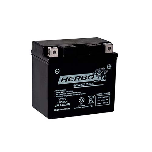 BATERIA DE GEL 12v YTZ7S AGM HERBO (97)