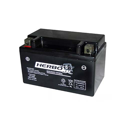 BATERIA DE GEL 12v YTX7A-BS AGM HERBO (90)