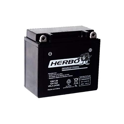 BATERIA DE GEL 12v 12N7-3B AGM HERBO (92)