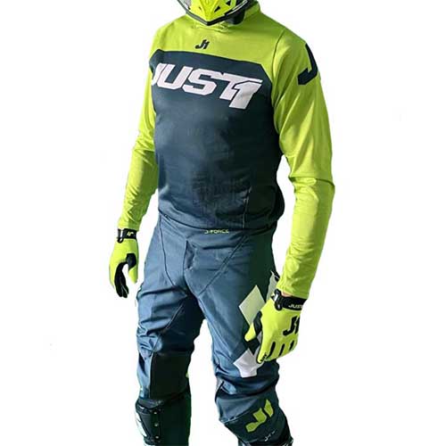 CONJUNTO MOTOCROSS MX FLUOR TALLE 28/30 JUST1