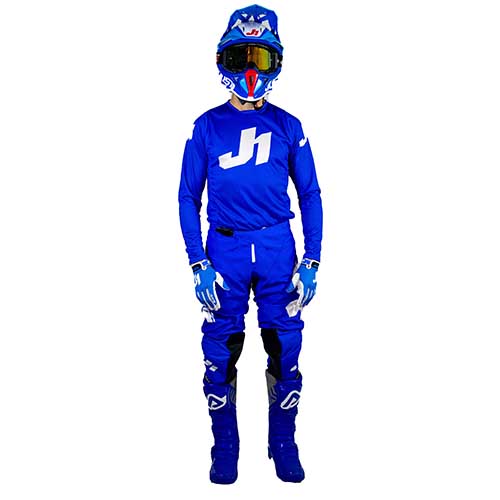 CONJUNTO MOTOCROSS ESSENTIAL AZUL TALLE 28/30 JUST1