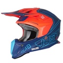 CASCO JUST1 J18 VERTIGO BLUE/WHITE FLUO ORANGE MATT XS