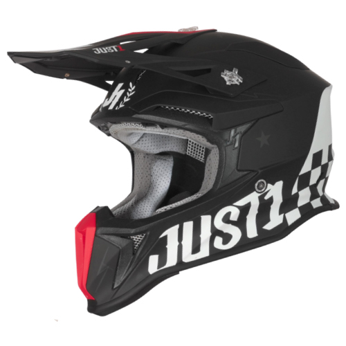 CASCO JUST1 J18 OLD SCHOOL BLACK MATT L