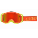 ANTIPARRA JUST1 IRIS NEON RED/YELLOW (MICA REPUESTO + TEAR OFF 8pcs)