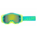 ANTIPARRA JUST1 IRIS NEON YELLOW/BLUE (MICA REPUESTO + TEAR OFF 8pcs)