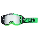 ANTIPARRA JUST1 IRIS CARBON FLUO GREEN (MICA REPUESTO + TEAR OFF 8pcs)