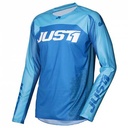 JERSEY (BUZO) MOTOCROSS JUST1 J-FORCE TERRA BLUE/WHITE S