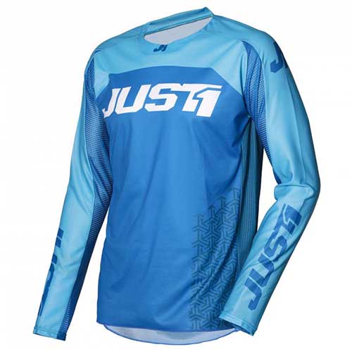 JERSEY (BUZO) MOTOCROSS JUST1 J-FORCE TERRA BLUE/WHITE M