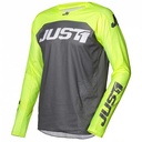 JERSEY (BUZO) MOTOCROSS JUST1 J-FORCE TERRA DARK GRAY/FLUO YELLOW S