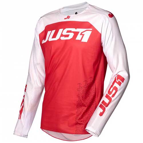 JERSEY (BUZO) MOTOCROSS JUST1 J-FORCE TERRA RED/WHITE S