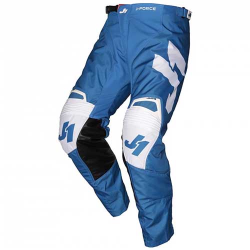 PANTALON MOTOCROSS JUST1 J-FORCE TERRA BLUE/WHITE XS