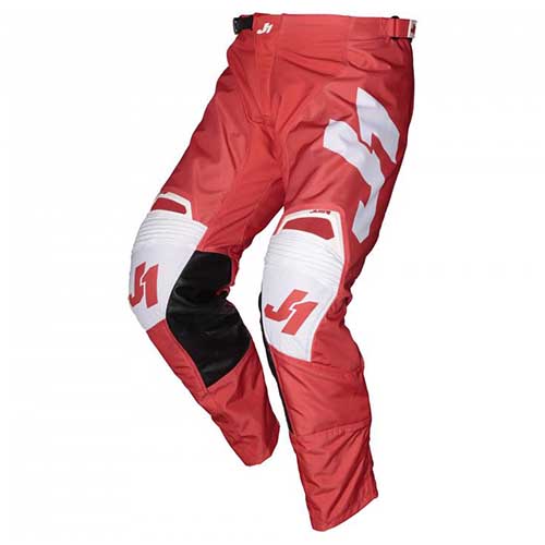 PANTALON MOTOCROSS JUST1 J-FORCE TERRA RED/WHITE S