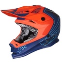 CASCO JUST1 J32 VERTIGO KIDS BLUE/FLUO ORANGE XS