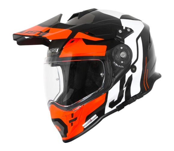 CASCO JUST1 J34 ADVENTURE CROSS TOUR ORANGE BLACK M