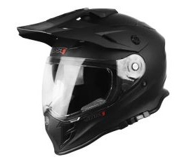 CASCO JUST1 J34 ADVENTURE CROSS SOLID MATT BLACK L